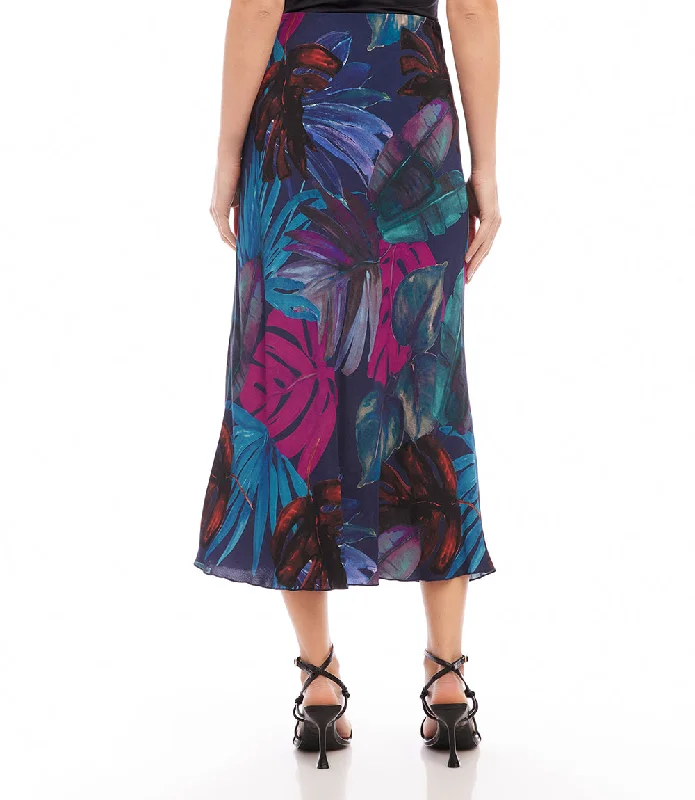 Bias Cut Midi Skirt