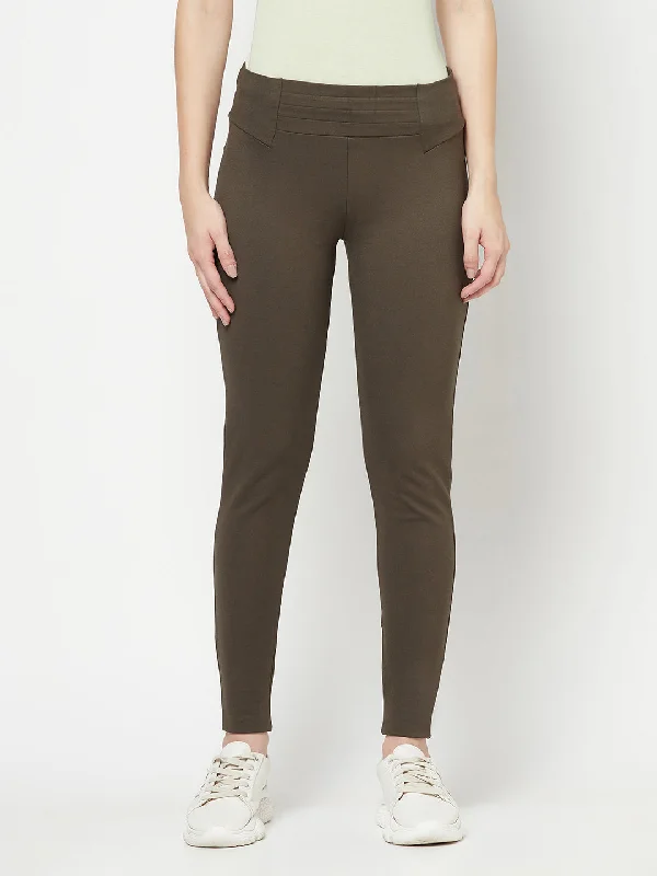 Cantabil Ladies Olive Jegging