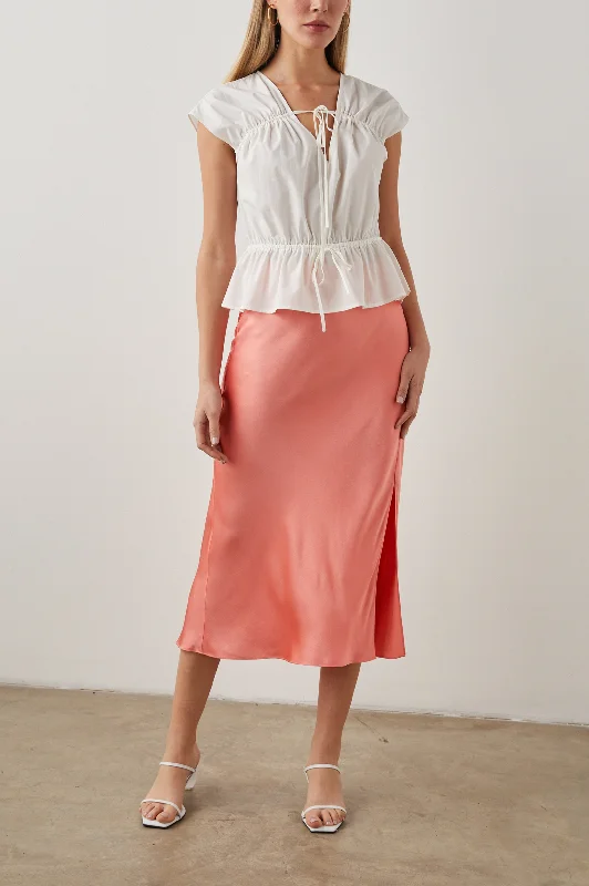 MAYA SKIRT - CORAL