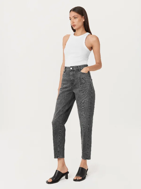 The Linda Balloon Jean in Medium Grey