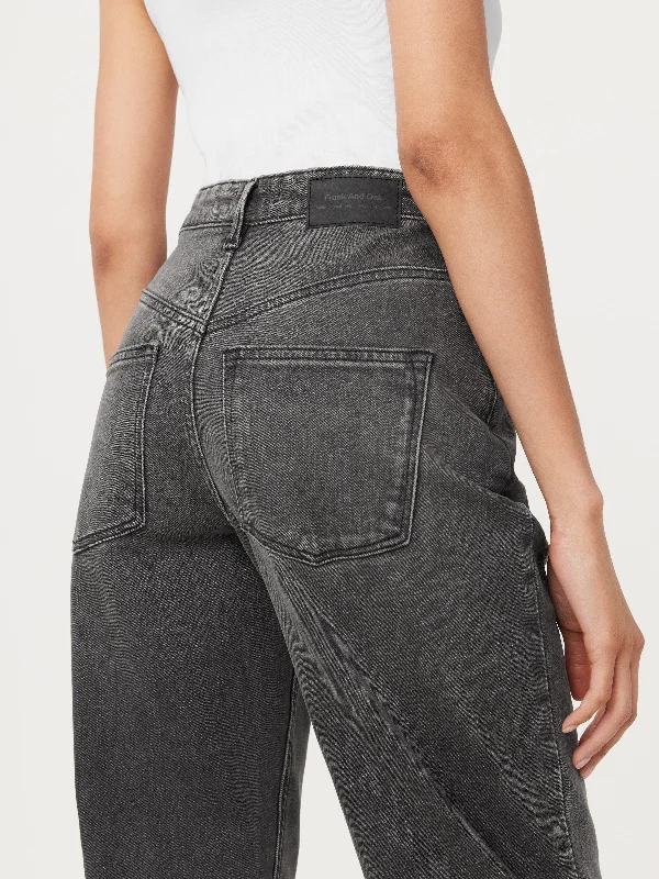 The Linda Balloon Jean in Medium Grey