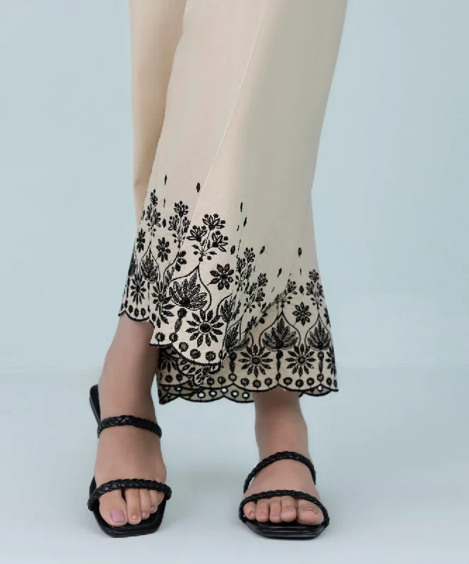 Embroidered Cambric Culottes