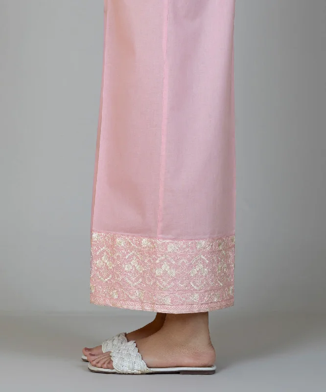 Embroidered Cambric Culottes