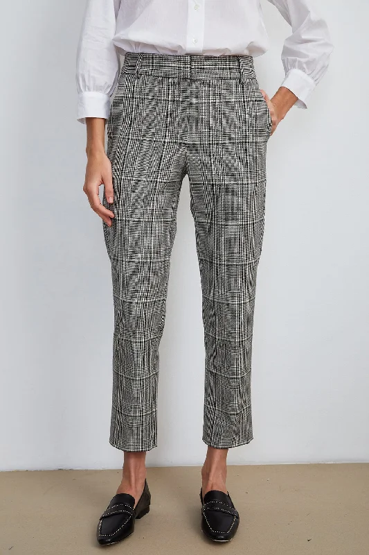 BLACK PLAID-BRENPANTS / 2