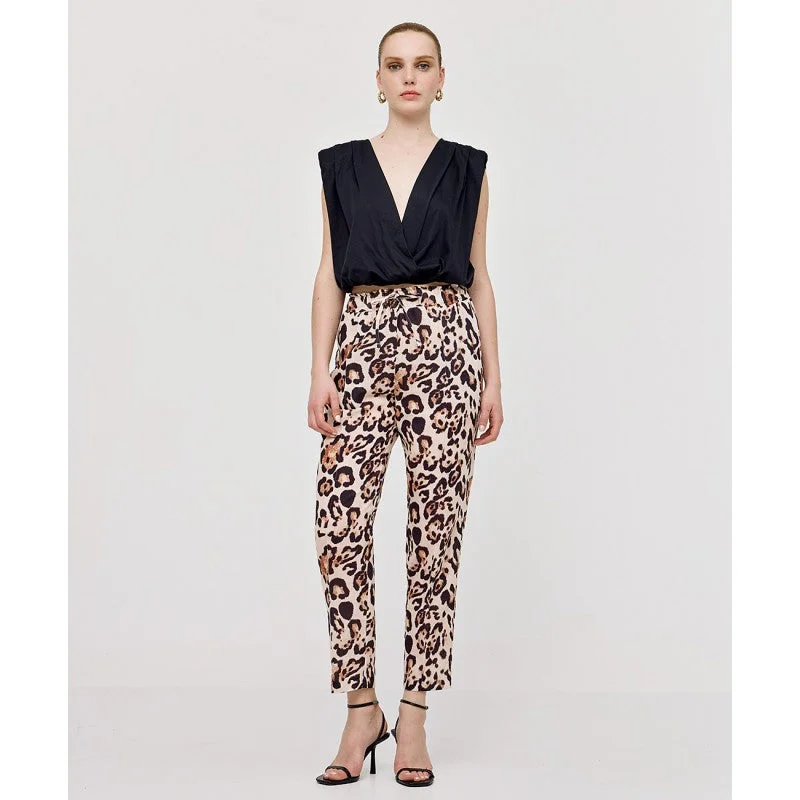 Access Fashion Leoapard Animal Print Pants