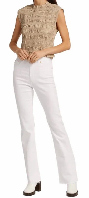 Alexxis Boot Jeans In Modern White