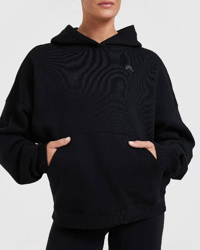 All Day Oversized Hoodie | Black