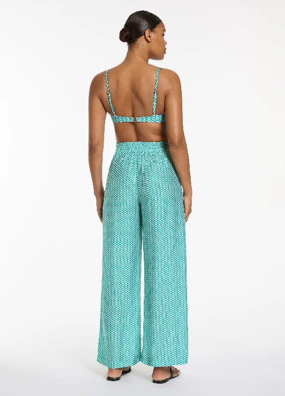 Asceno Wide Leg Pant - Mineral