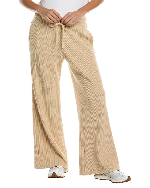 ATM Anthony Thomas Melillo Waffle Knit Wide Leg Pant