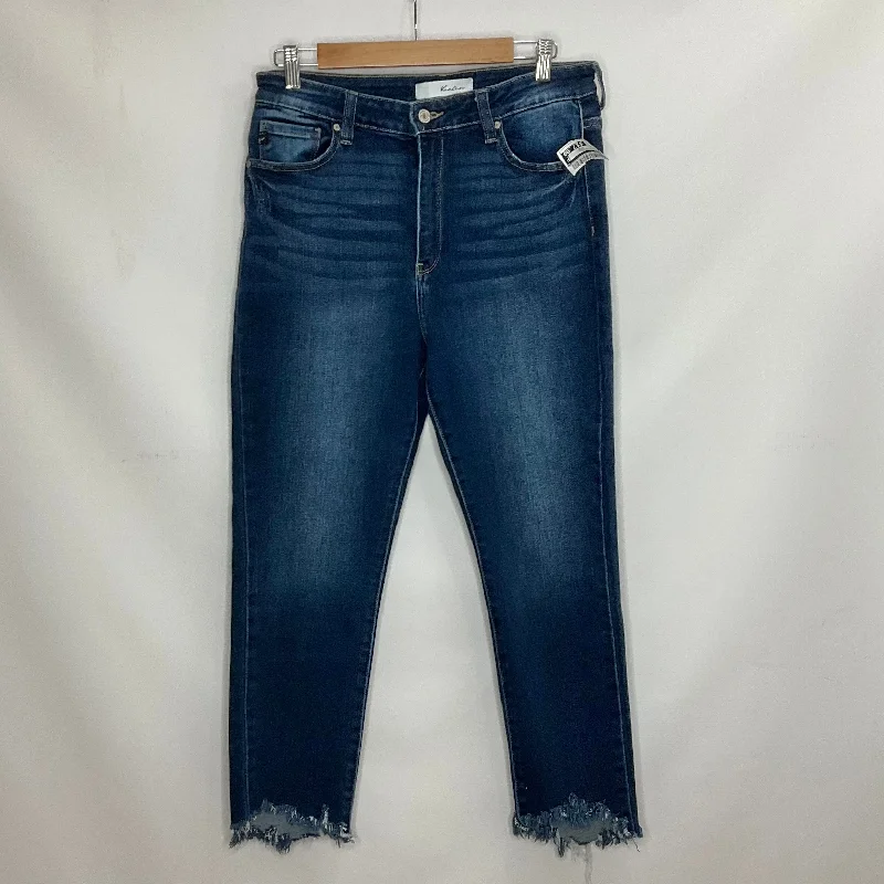 Blue Denim Jeans Cropped Kancan, Size 12