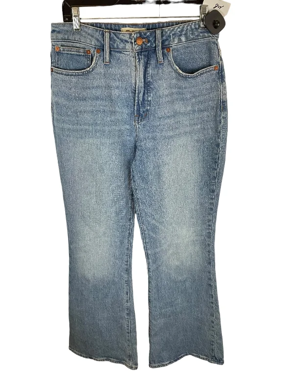 Blue Denim Jeans Flared Madewell, Size 6