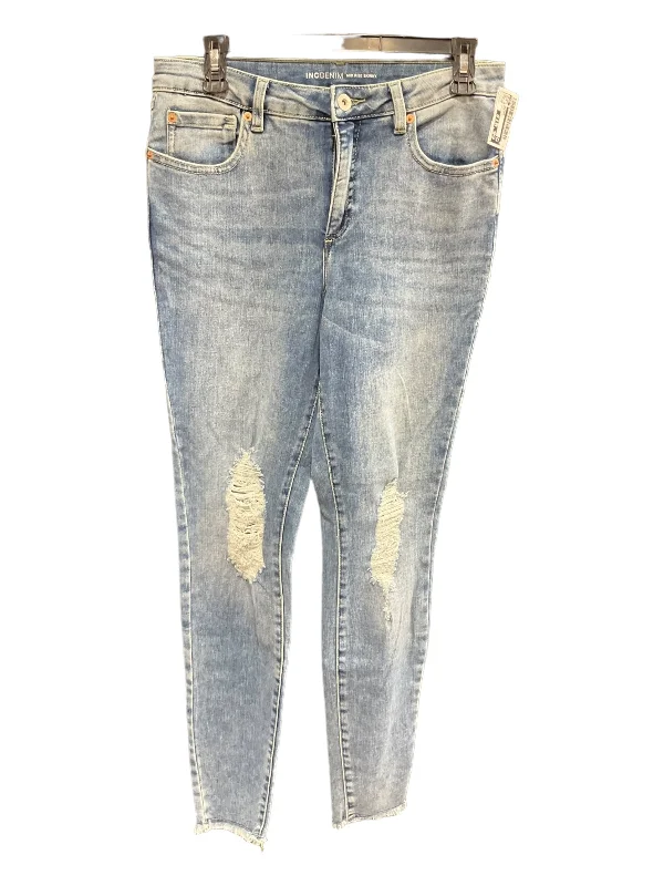 Blue Denim Jeans Skinny Inc, Size 10