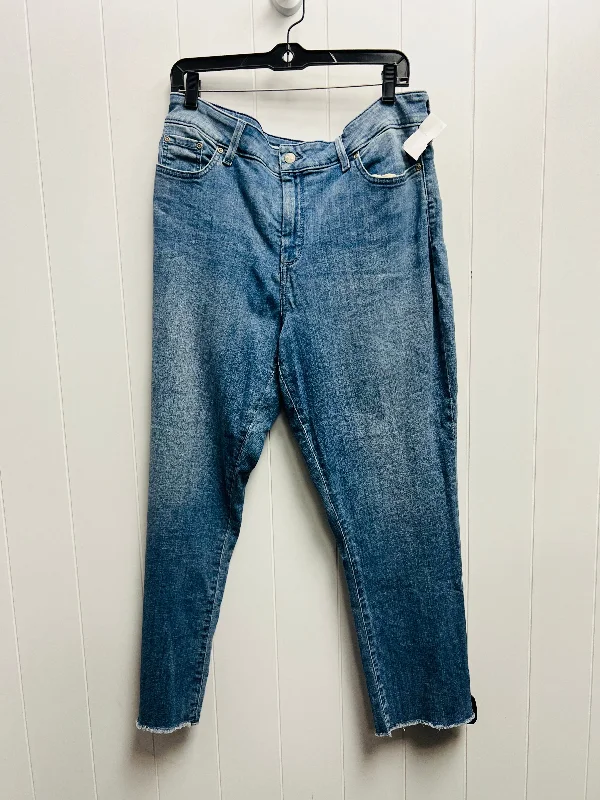 Blue Denim Jeans Skinny Not Your Daughters Jeans, Size 16