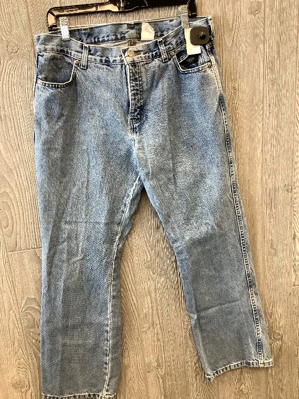 Blue Denim Jeans Straight Harley Davidson, Size 14