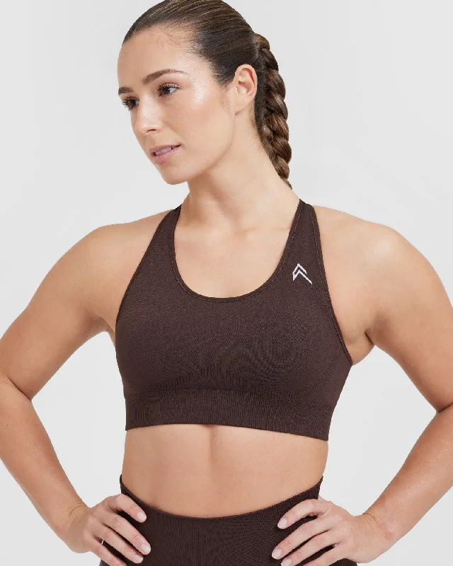 Classic Seamless 2.0 Bralette | 70% Cocoa Marl