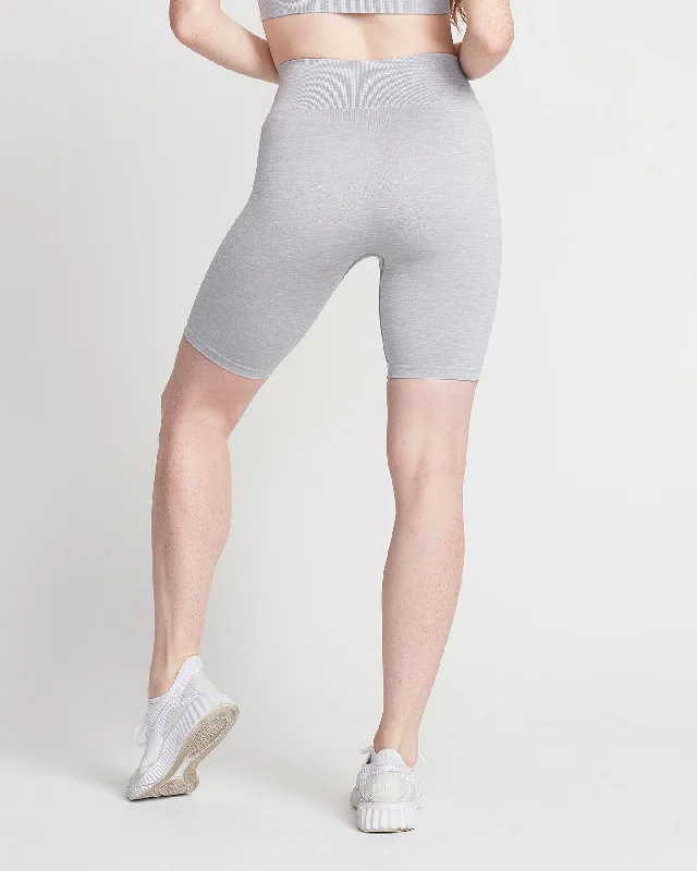 Classic Seamless Cycling Shorts | Grey Marl