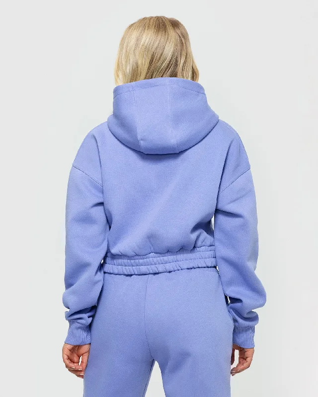 Comfort Cropped Hoodie | Violet