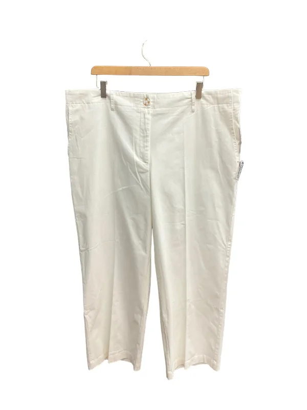 Cream Pants Chinos & Khakis Ophelia Roe, Size 20