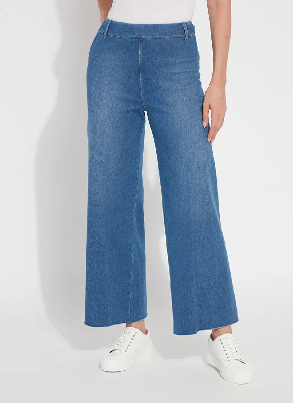 Erin Hi Waist Wide Leg - Mid Wash