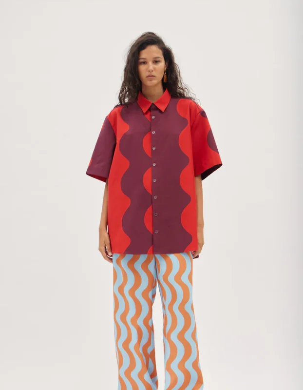 Gary Bigeni - Santana Collared Shirt Sonic Print