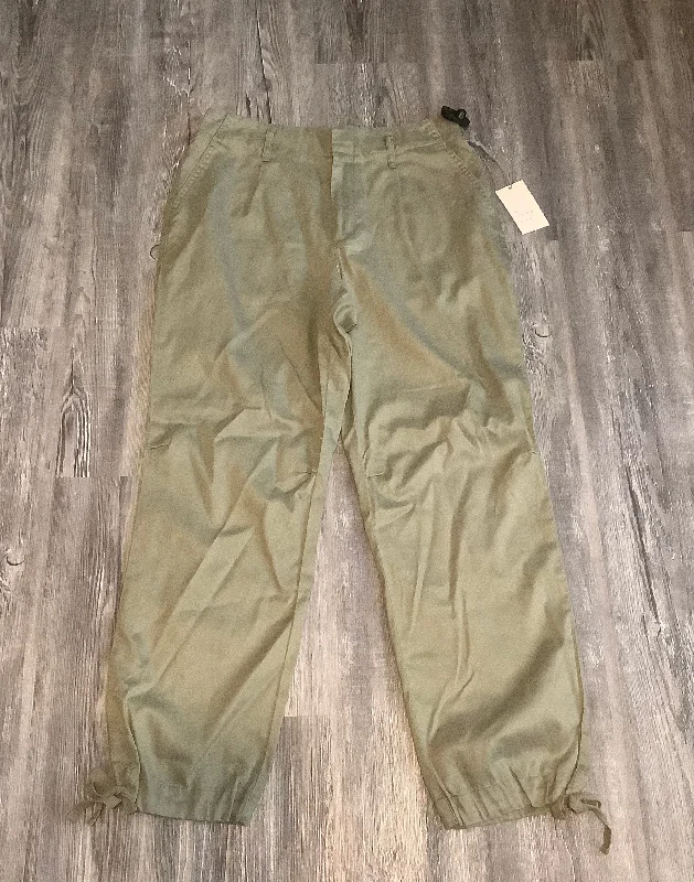 Green Pants Cargo & Utility A New Day, Size 10