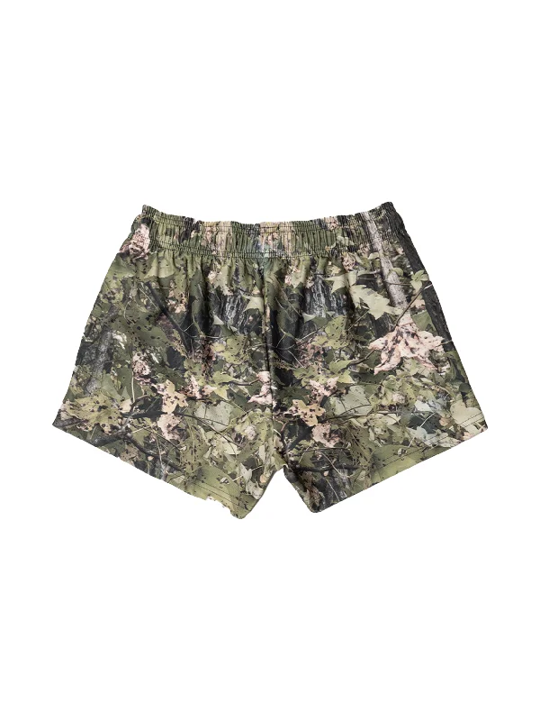 Hunter Camo Women’s Gym Short (3” Inseam)