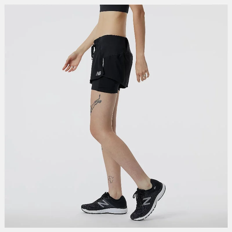 Impact Run 2 in 1 Short | Black