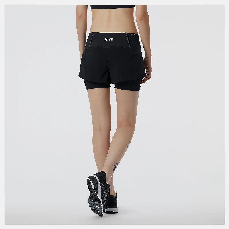 Impact Run 2 in 1 Short | Black