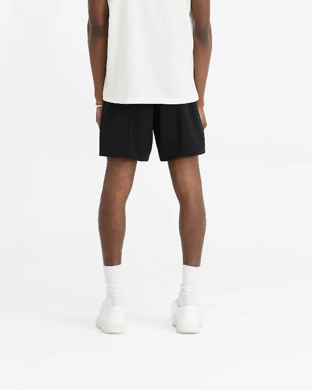 Initial Track Short - Black