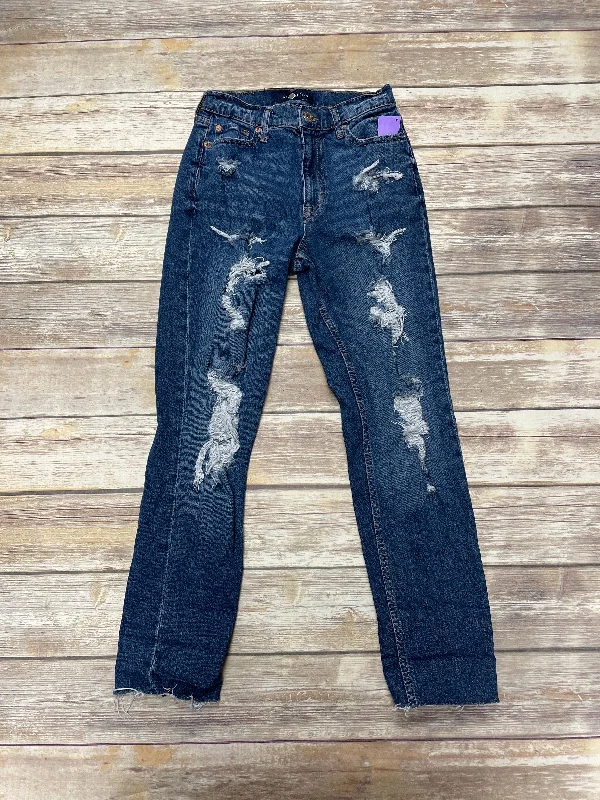 Jeans Skinny By Aeropostale In Blue Denim, Size: 2