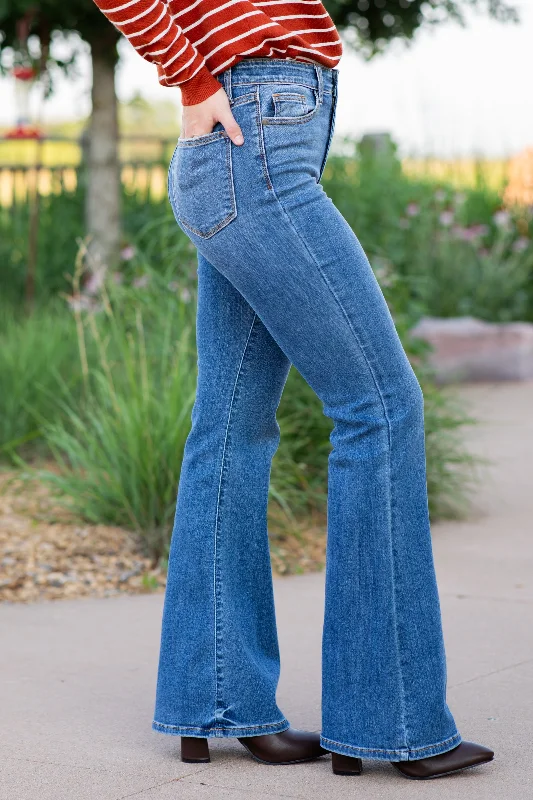 Judy Blue Country Roots Flare Jeans