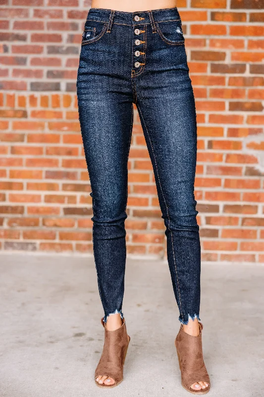 KanCan: Going Up Ultra Dark Wash High Waist Skinny Jeans