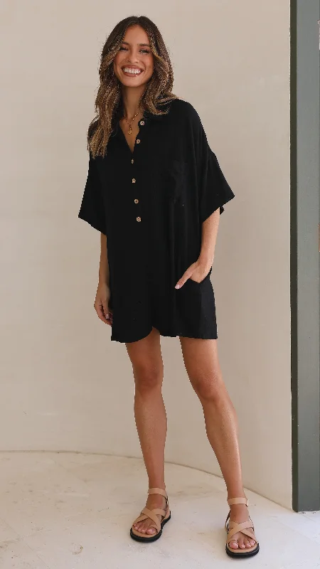 Keely Playsuit - Black