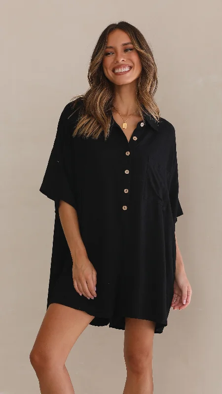 Keely Playsuit - Black