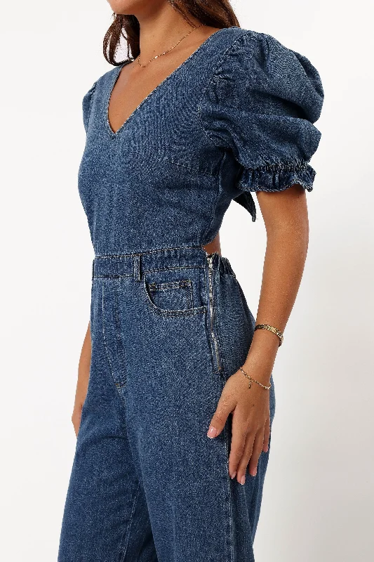 Krissy Jumpsuit - Denim