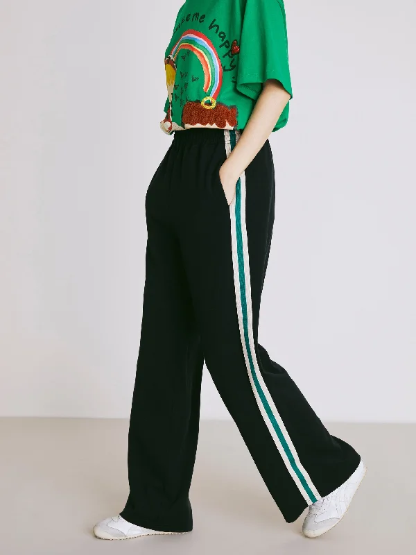 Lightweight Green Stripe Pants