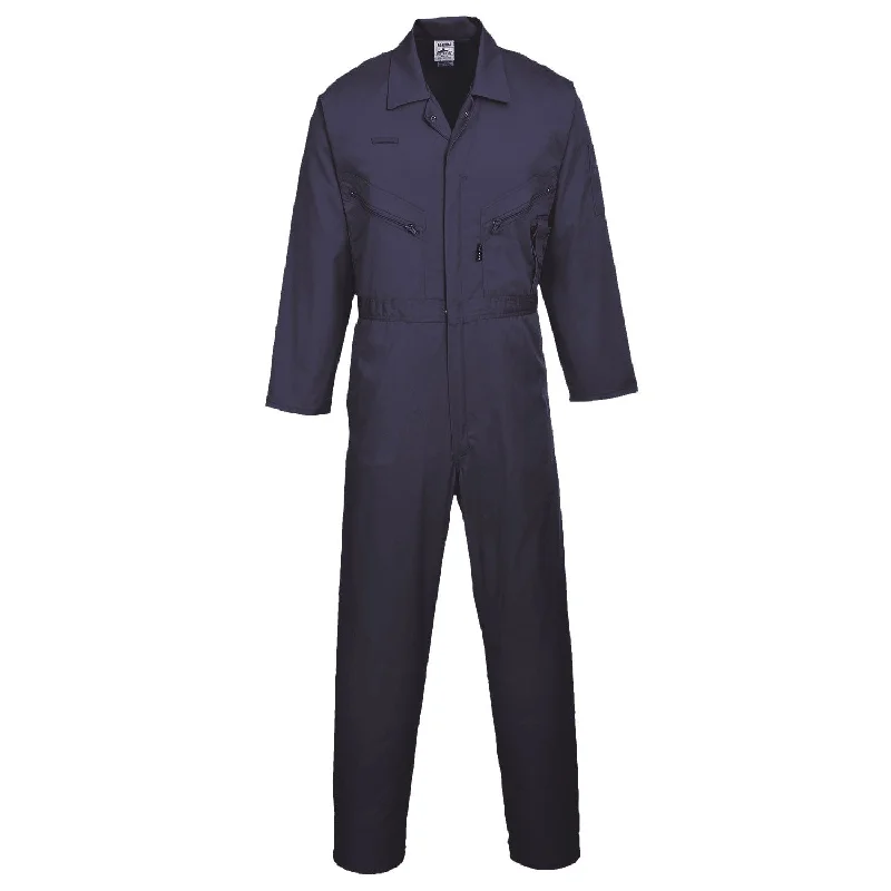 Liverpool Zip Coverall | BLACK