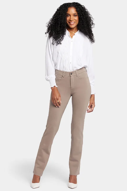 Marilyn Straight Pants - Saddlewood