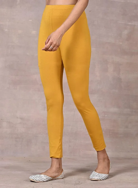 Mustard Plain Tight