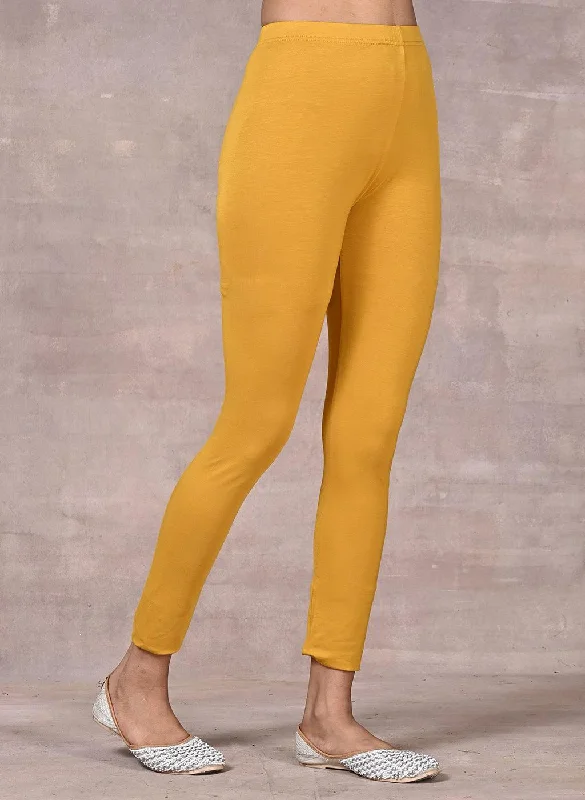 Mustard Plain Tight