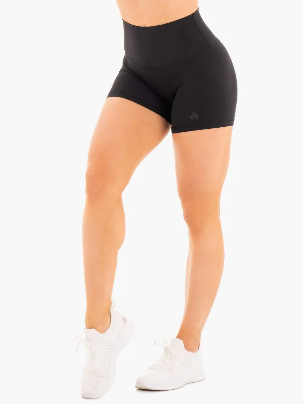 NKD High Waisted Shorts - Black