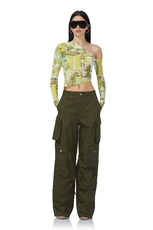 Parker Baggy Cargo Pant - Olive Night