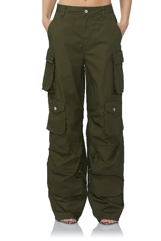 Parker Baggy Cargo Pant - Olive Night