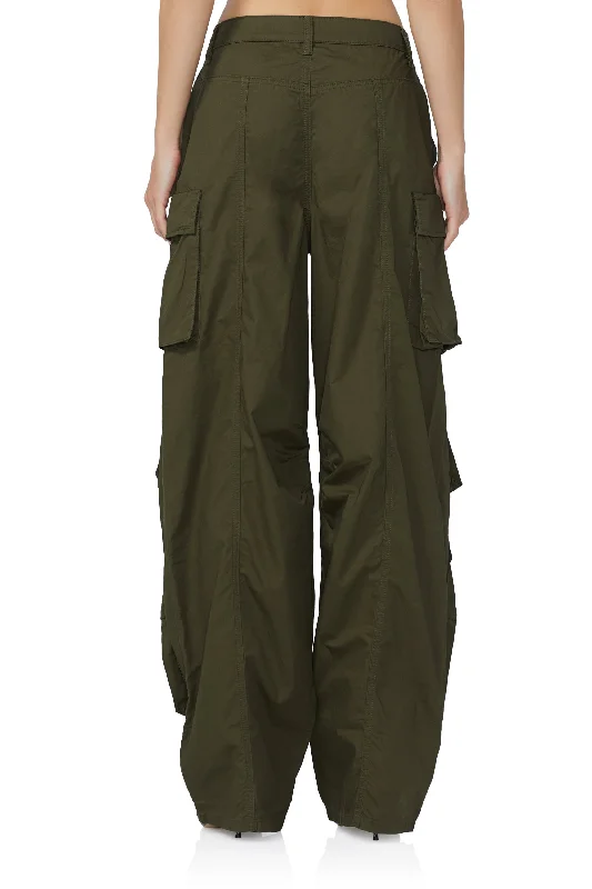 Parker Baggy Cargo Pant - Olive Night