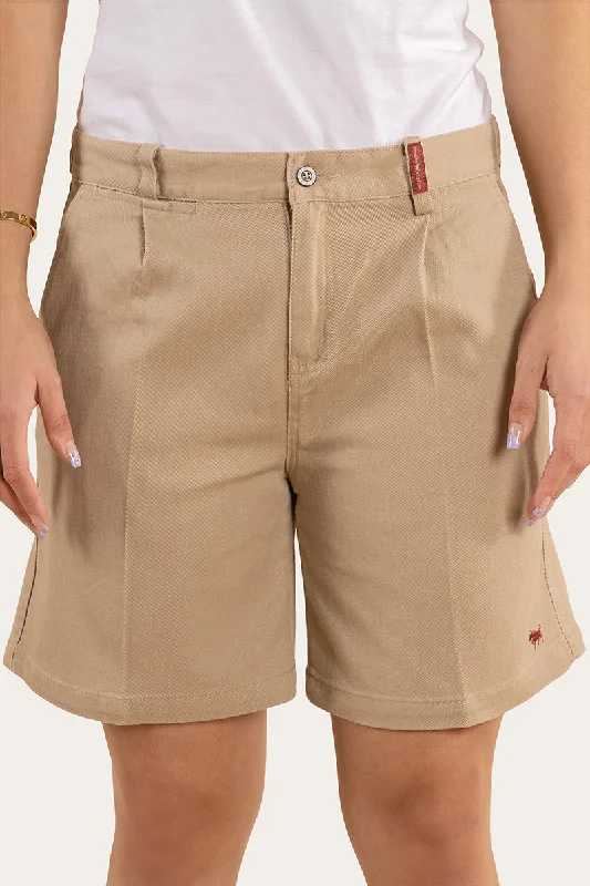 Parkes Womens Heavy Weight Work Short - Camel