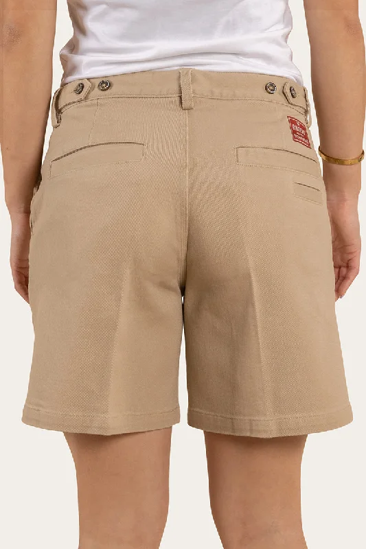 Parkes Womens Heavy Weight Work Short - Camel