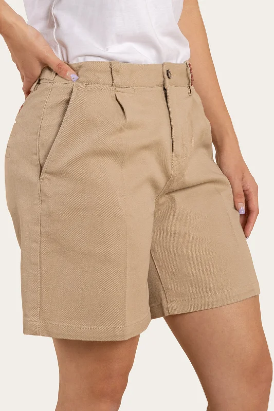 Parkes Womens Heavy Weight Work Short - Camel