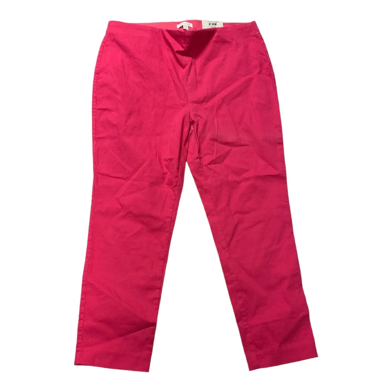 Pink Pants Cropped Charter Club, Size 16