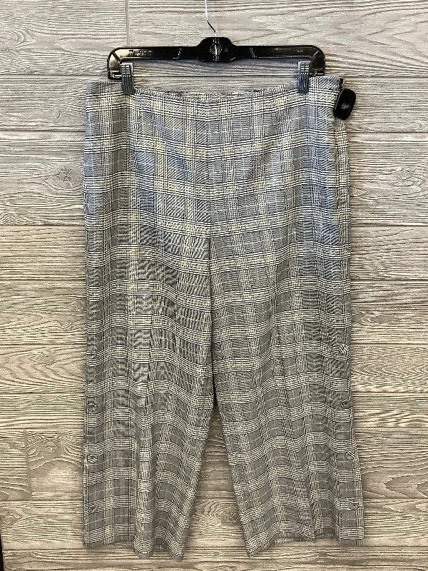 Plaid Pattern Pants Dress Bar Iii, Size 12