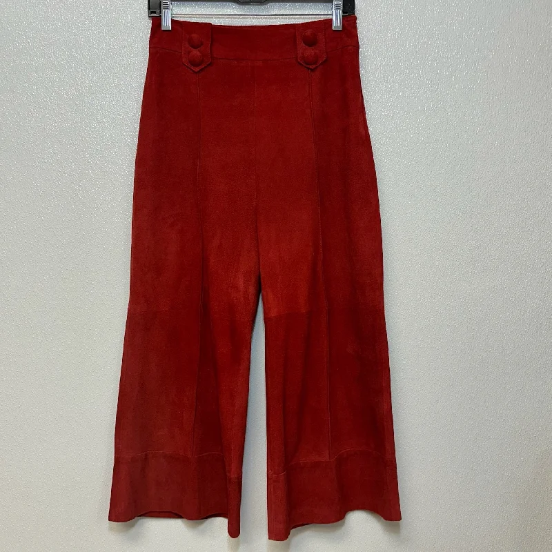 Red Pants Ankle Suite, Size 2